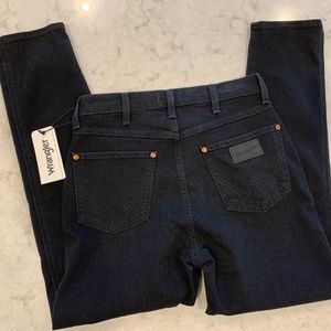 Wrangler heritage BLACK cropped slim jean